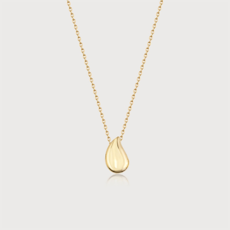 Dainty Droplet Gold Necklaces