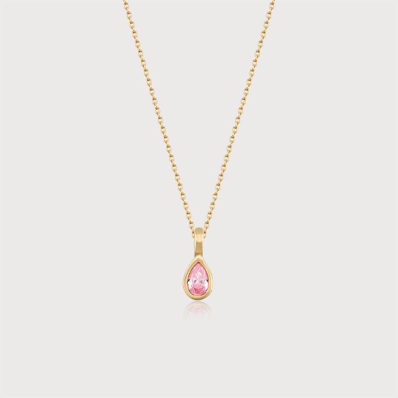 Dreamy Cotton Candy Gold Necklaces