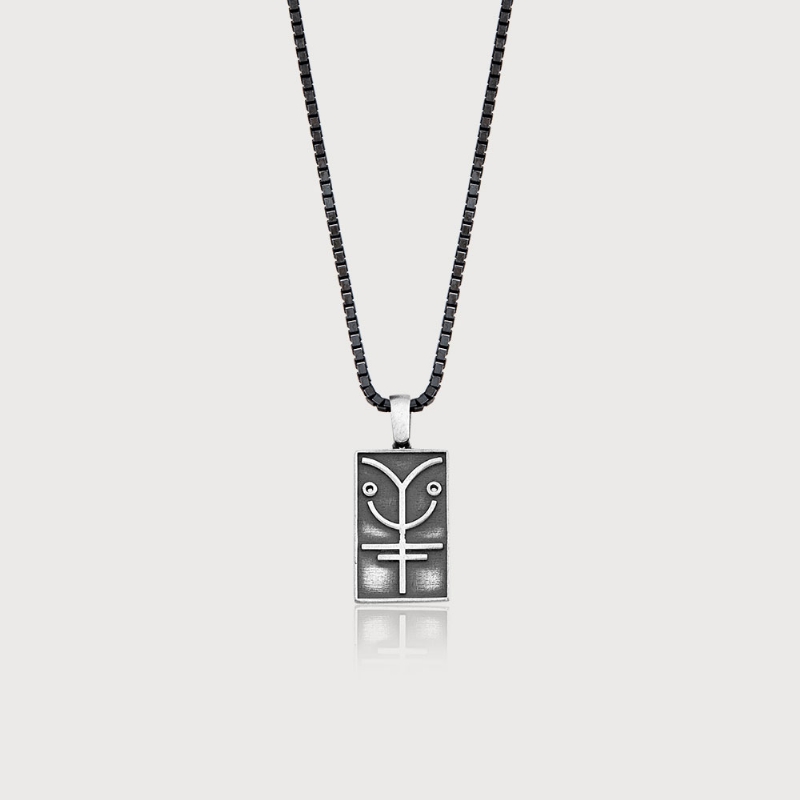 Luckes Men Silver Necklace