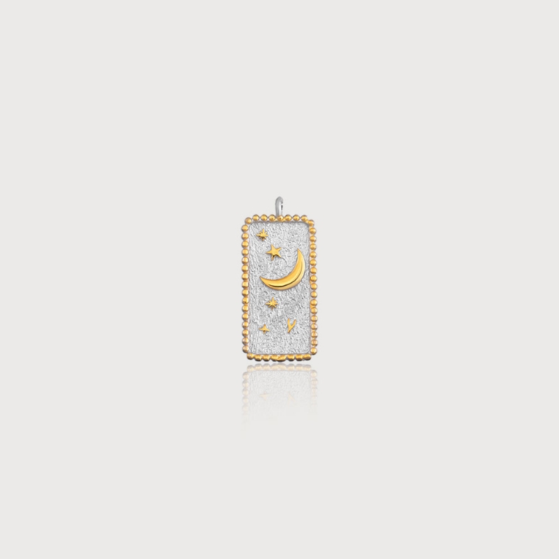 Utus Radiance Silver and Gold Charm