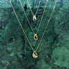 Dainty Droplet Gold Necklaces